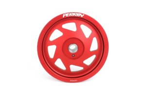 Toyota GR86 Crank Pulley - Perrin Performance - Lightweight - Red - `22-`25